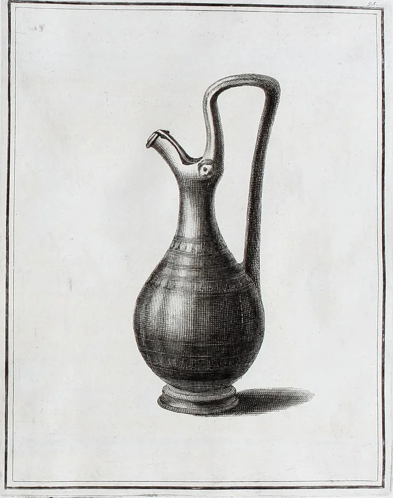 An illustration from Collection of Etruscan, Greek and Roman antiquities from the cabinet of the Honourable William Hamilton, 1766, leaf 350