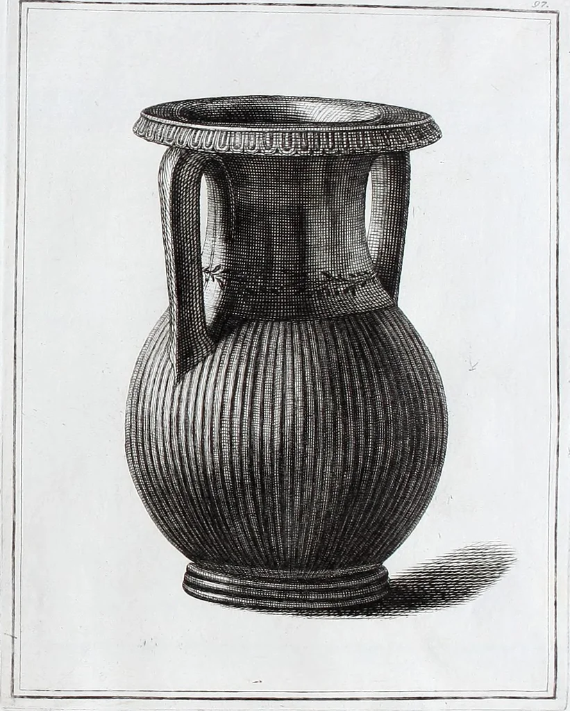 An illustration from Collection of Etruscan, Greek and Roman antiquities from the cabinet of the Honourable William Hamilton, 1766, leaf 354
