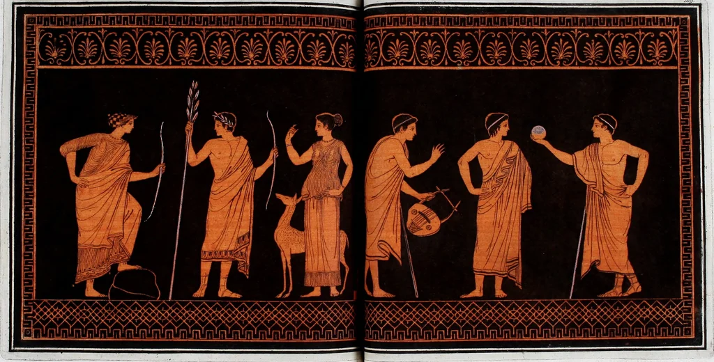 An illustration from Collection of Etruscan, Greek and Roman antiquities from the cabinet of the Honourable William Hamilton, 1766, leaf 379
