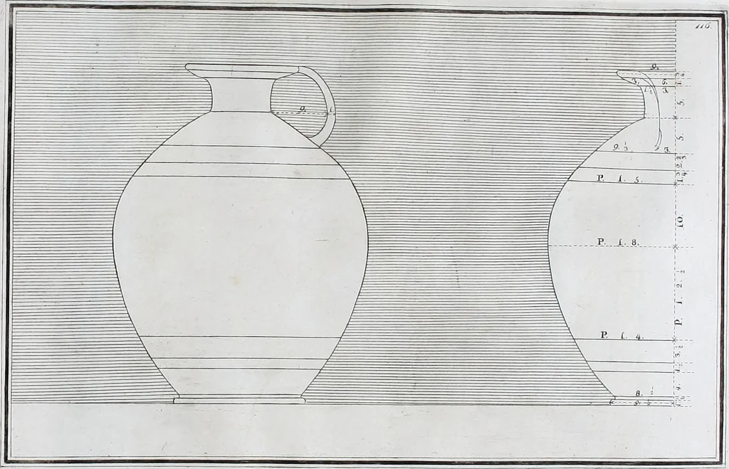 An illustration from Collection of Etruscan, Greek and Roman antiquities from the cabinet of the Honourable William Hamilton, 1766, leaf 394