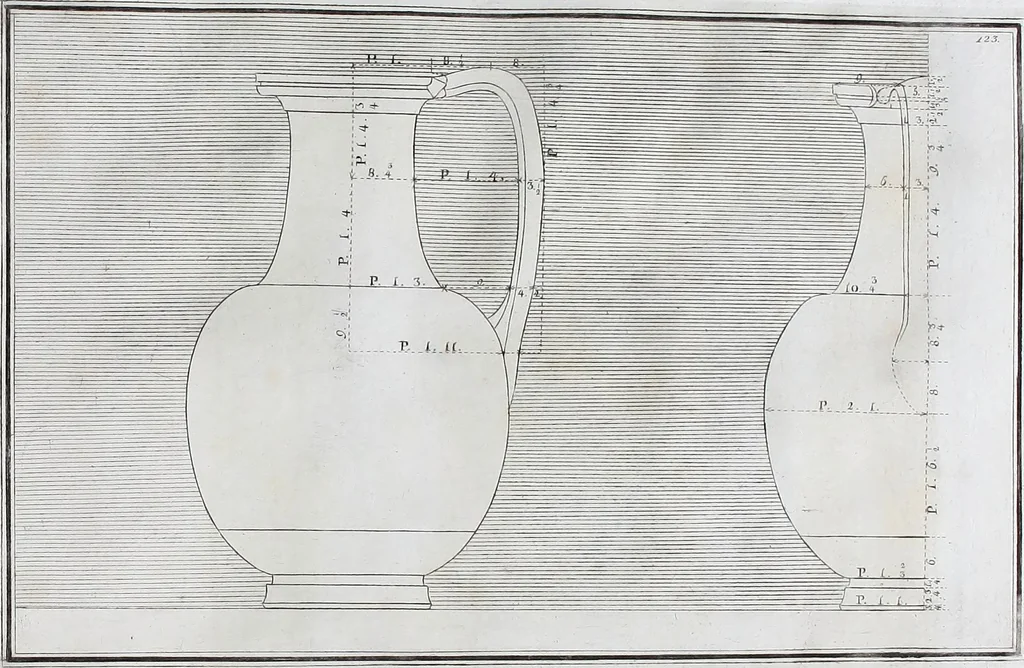 An illustration from Collection of Etruscan, Greek and Roman antiquities from the cabinet of the Honourable William Hamilton, 1766, leaf 408