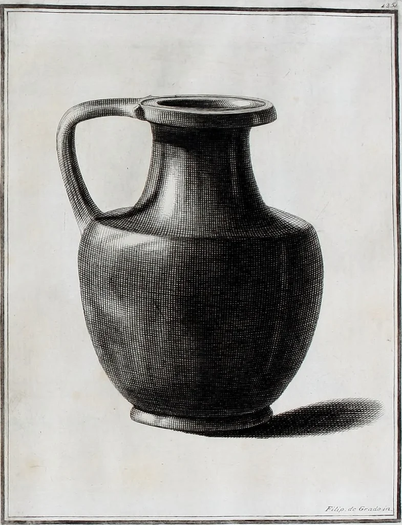 An illustration from Collection of Etruscan, Greek and Roman antiquities from the cabinet of the Honourable William Hamilton, 1766, leaf 412