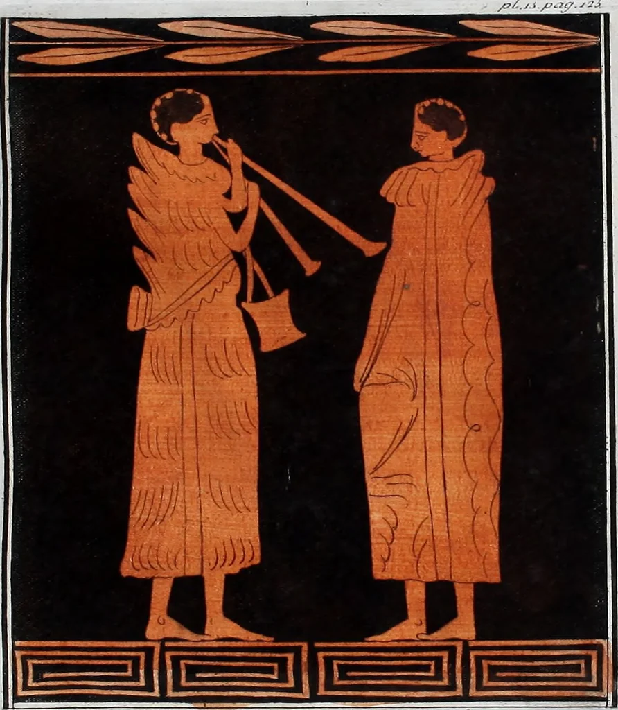 An illustration from Collection of Etruscan, Greek and Roman antiquities from the cabinet of the Honourable William Hamilton, 1766, leaf 143