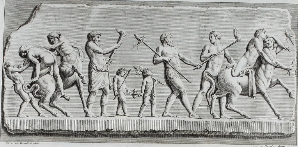 An illustration from Collection of Etruscan, Greek and Roman antiquities from the cabinet of the Honourable William Hamilton, 1766, leaf 174