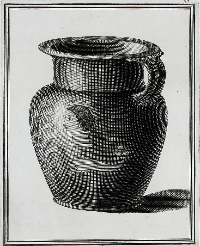 An illustration from Collection of Etruscan, Greek and Roman antiquities from the cabinet of the Honourable William Hamilton, 1766, leaf 214