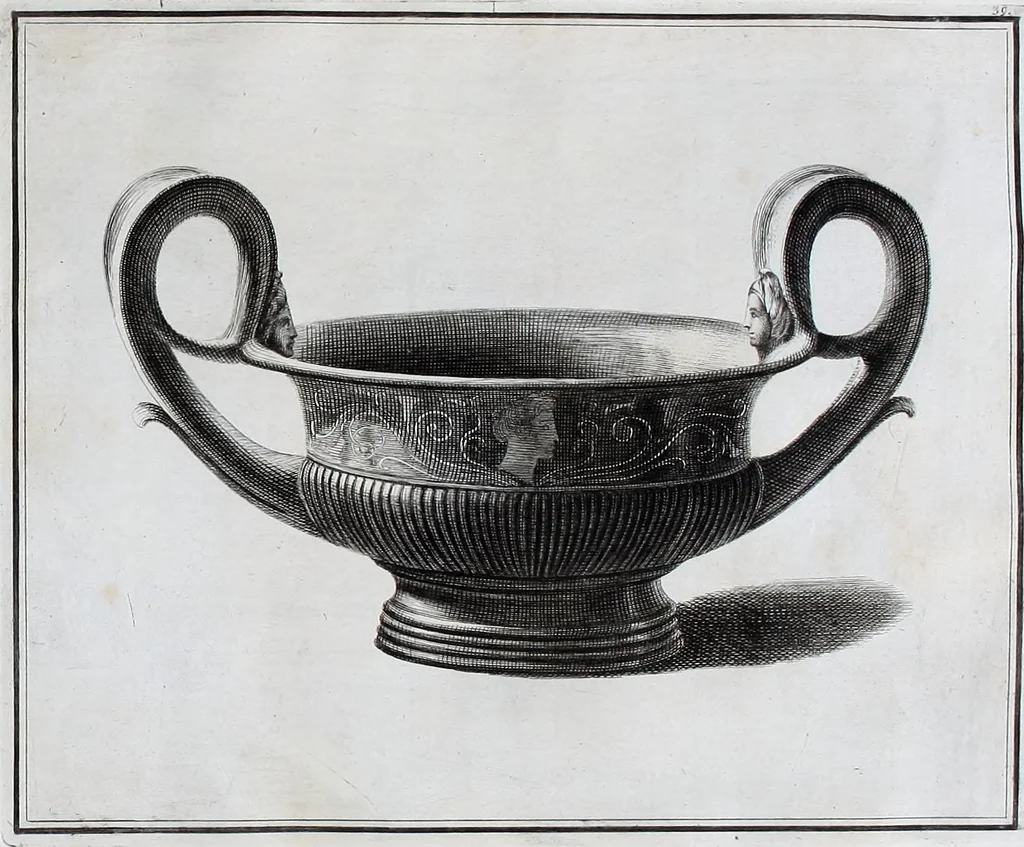 An illustration from Collection of Etruscan, Greek and Roman antiquities from the cabinet of the Honourable William Hamilton, 1766, leaf 228