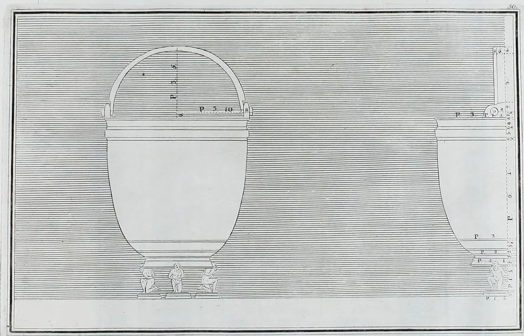 An illustration from Collection of Etruscan, Greek and Roman antiquities from the cabinet of the Honourable William Hamilton, 1766, leaf 254