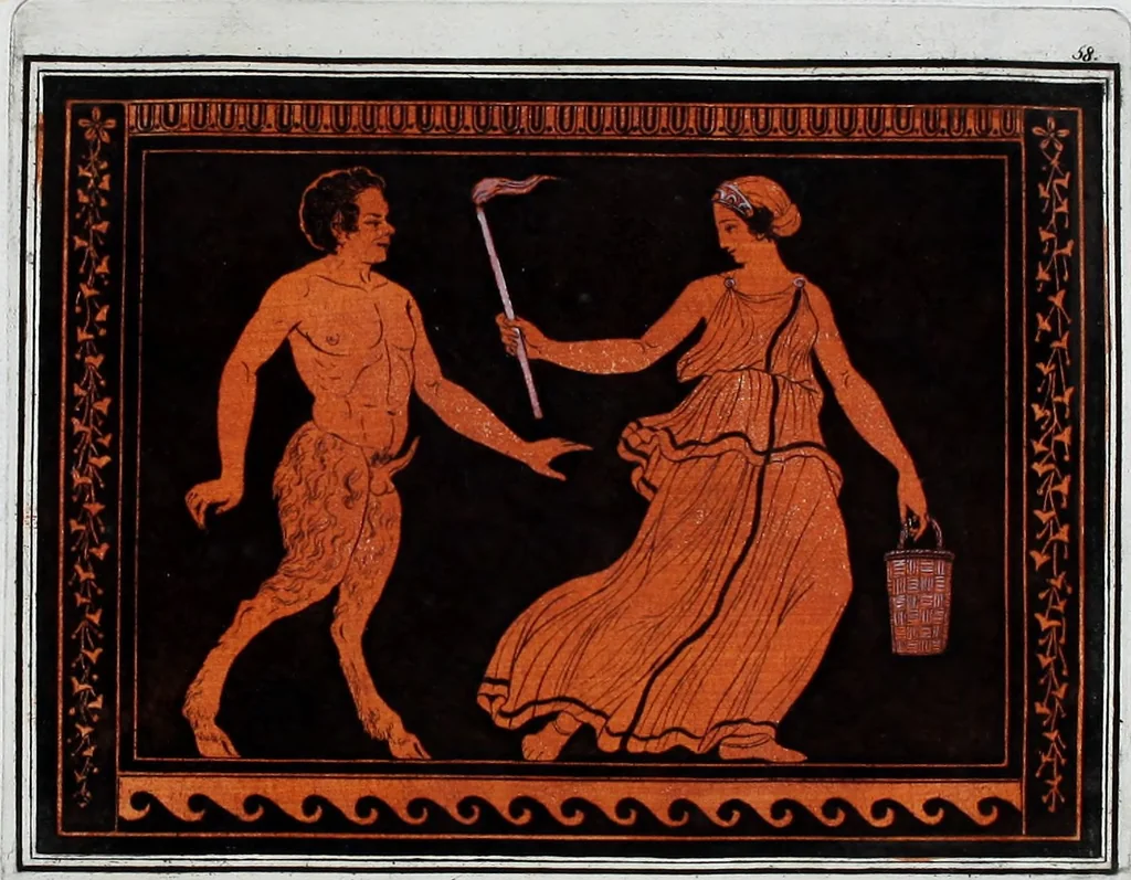 An illustration from Collection of Etruscan, Greek and Roman antiquities from the cabinet of the Honourable William Hamilton, 1766, leaf 272