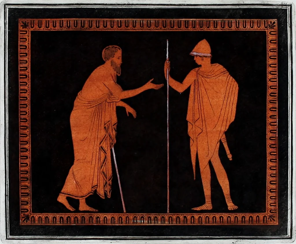An illustration from Collection of Etruscan, Greek and Roman antiquities from the cabinet of the Honourable William Hamilton, 1766, leaf 280
