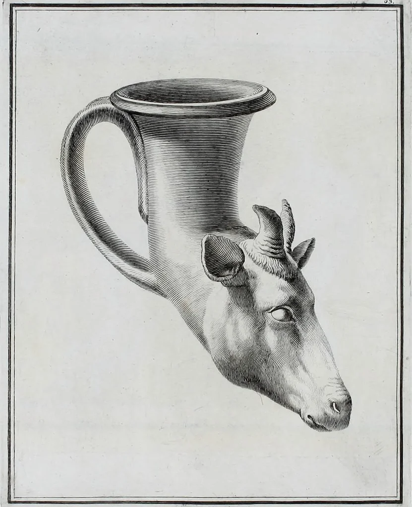 An illustration from Collection of Etruscan, Greek and Roman antiquities from the cabinet of the Honourable William Hamilton, 1766, leaf 282