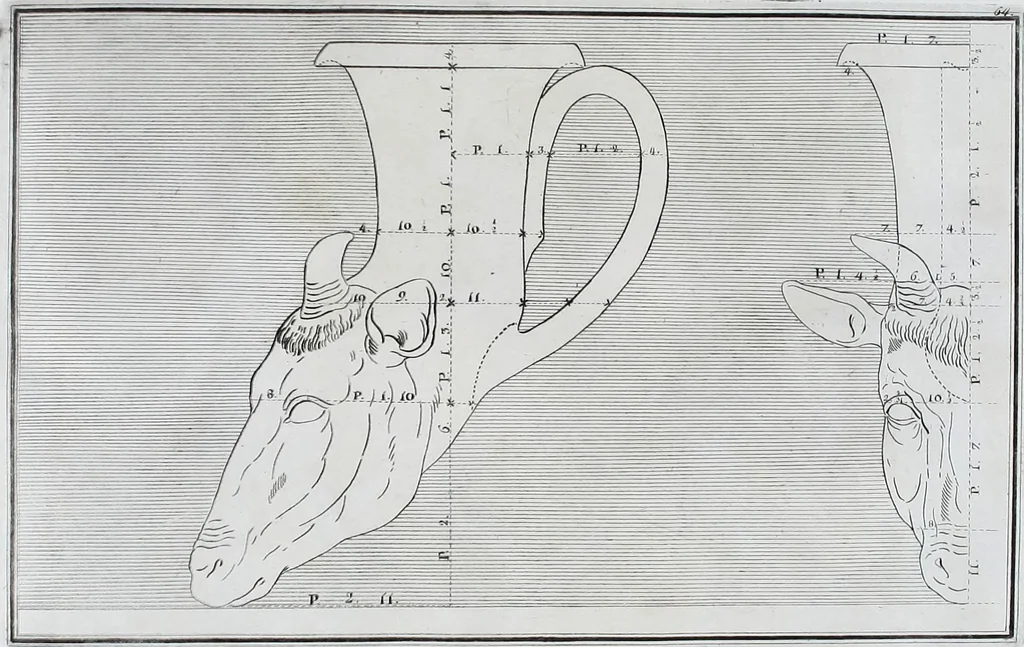 An illustration from Collection of Etruscan, Greek and Roman antiquities from the cabinet of the Honourable William Hamilton, 1766, leaf 284