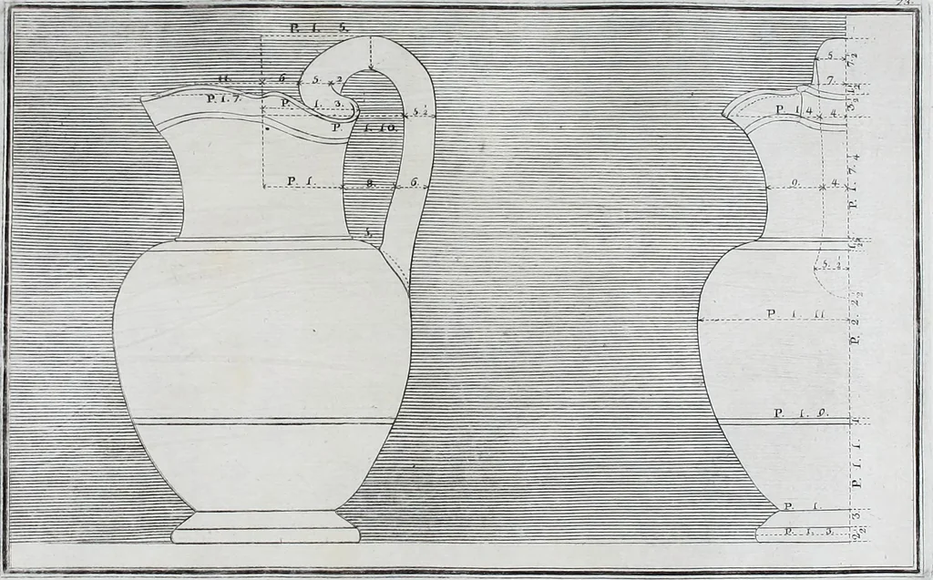 An illustration from Collection of Etruscan, Greek and Roman antiquities from the cabinet of the Honourable William Hamilton, 1766, leaf 304