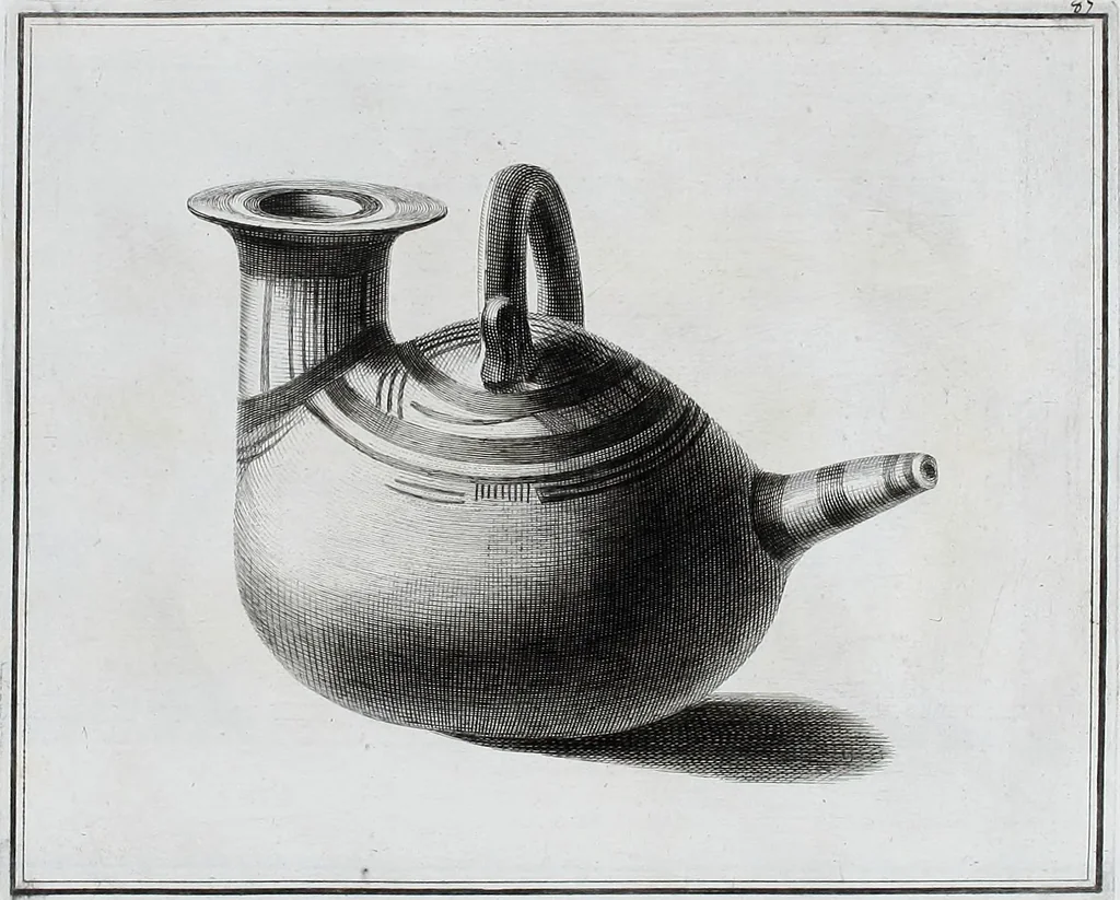 An illustration from Collection of Etruscan, Greek and Roman antiquities from the cabinet of the Honourable William Hamilton, 1766, leaf 338