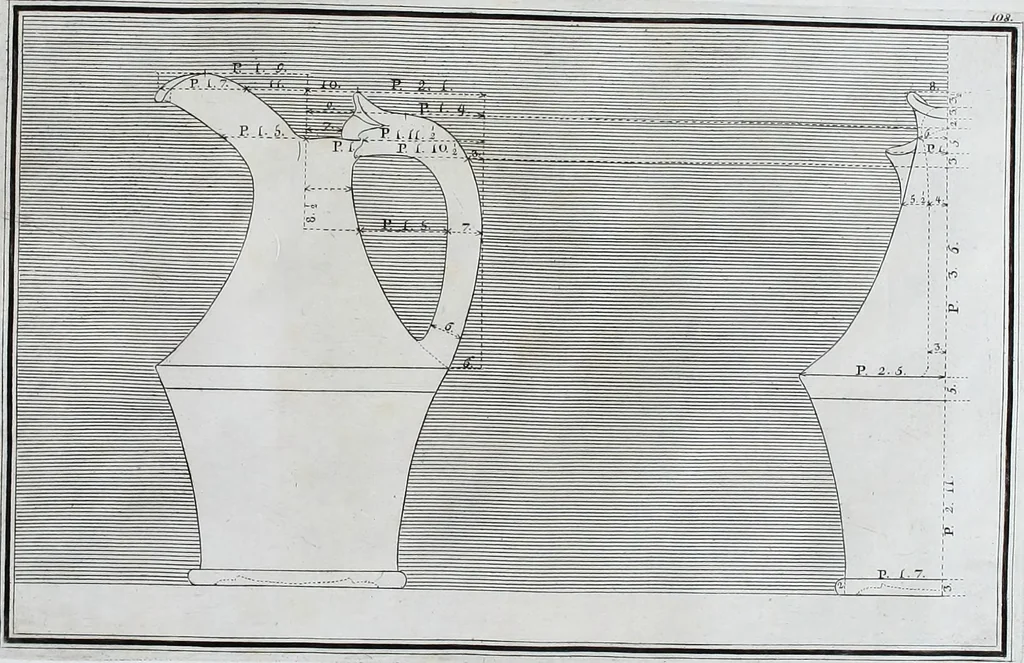 An illustration from Collection of Etruscan, Greek and Roman antiquities from the cabinet of the Honourable William Hamilton, 1766, leaf 382