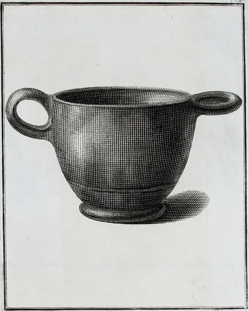 An illustration from Collection of Etruscan, Greek and Roman antiquities from the cabinet of the Honourable William Hamilton, 1766, leaf 396