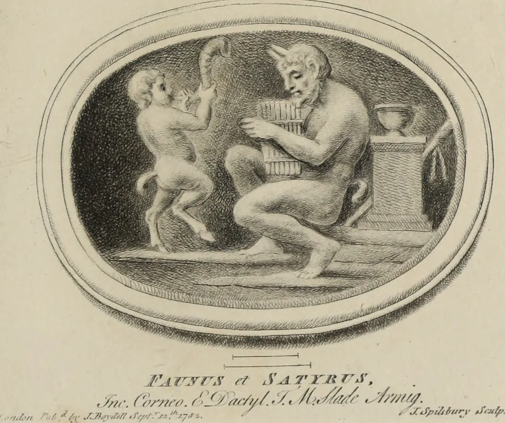 An illustration from A collection of fifty prints from antique gems in the collections of the Right Honourable Earl Percy, the Honourable C.F. Greville, and T.M. Slade, esquire, 1785, leaf 80