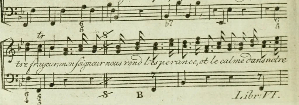 An illustration from [Collection of French songs, 1700, leaf 55
