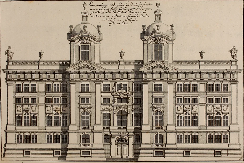 An illustration from [Collection of German architectural engravings], 1722, leaf 12