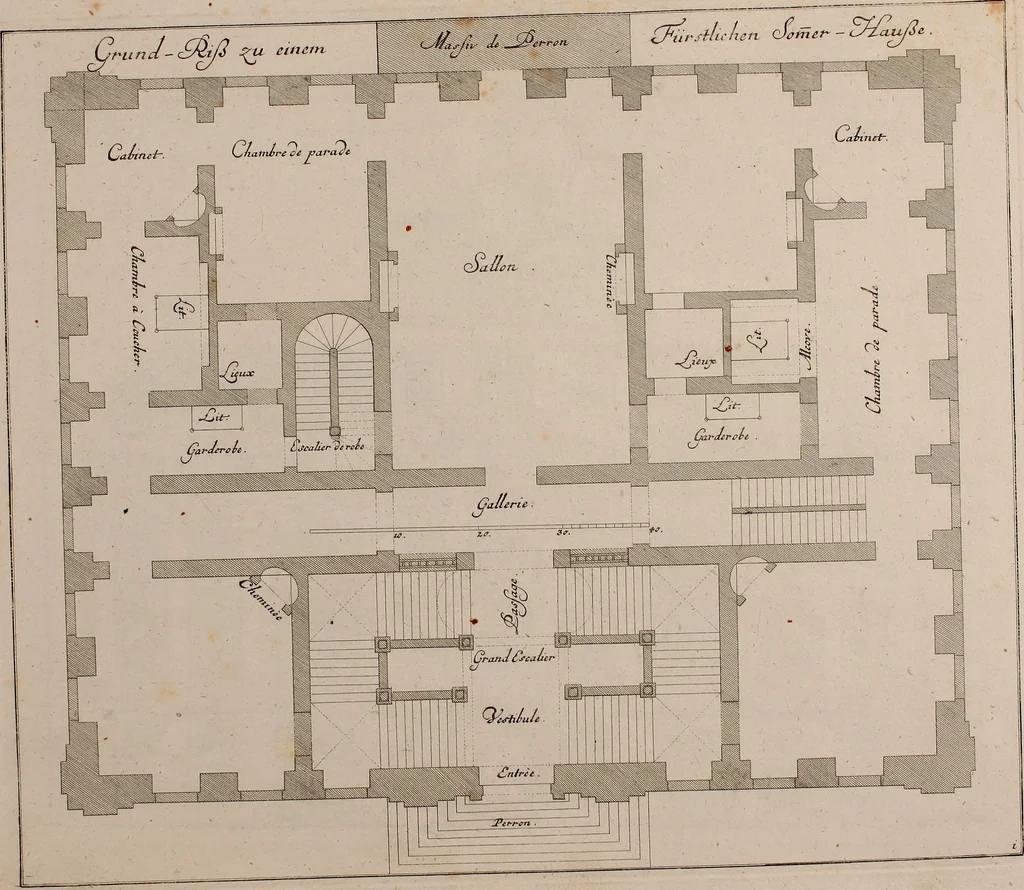 An illustration from [Collection of German architectural engravings], 1722, leaf 18