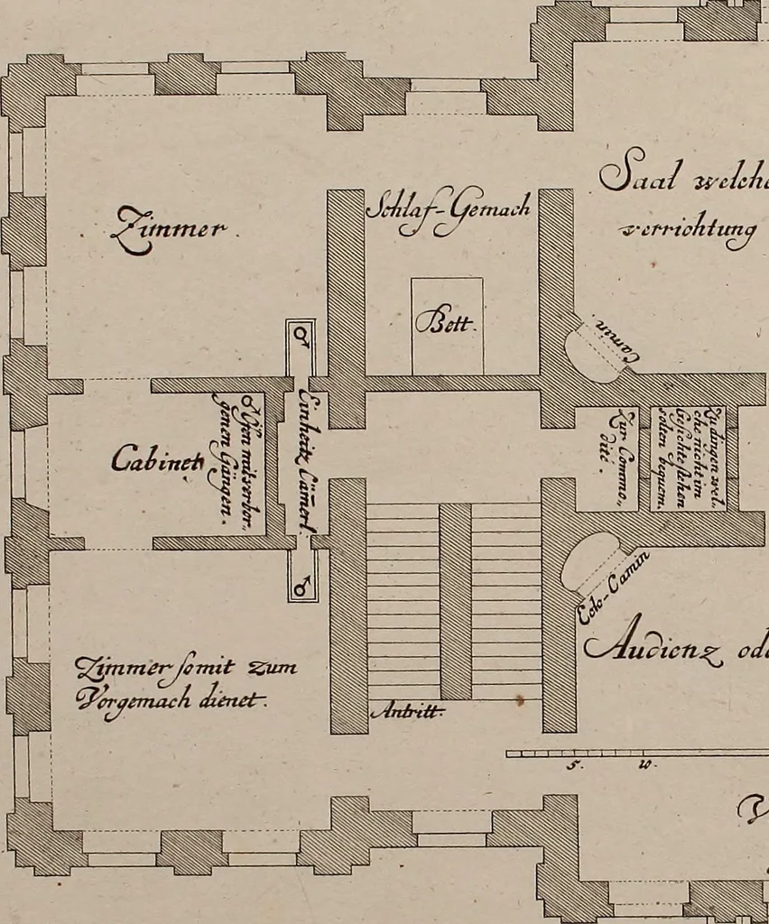 An illustration from [Collection of German architectural engravings], 1722, leaf 22