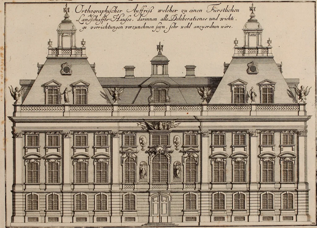 An illustration from [Collection of German architectural engravings], 1722, leaf 24