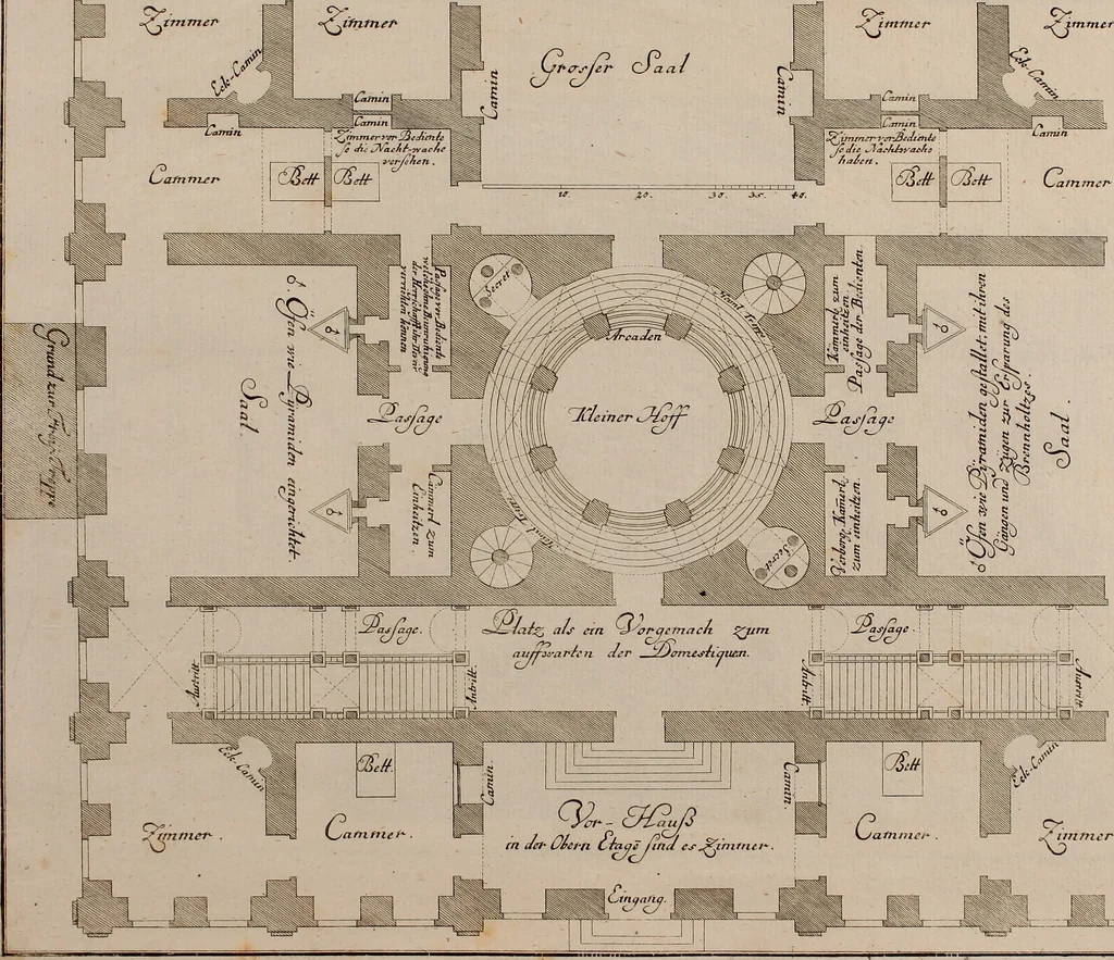 An illustration from [Collection of German architectural engravings], 1722, leaf 26