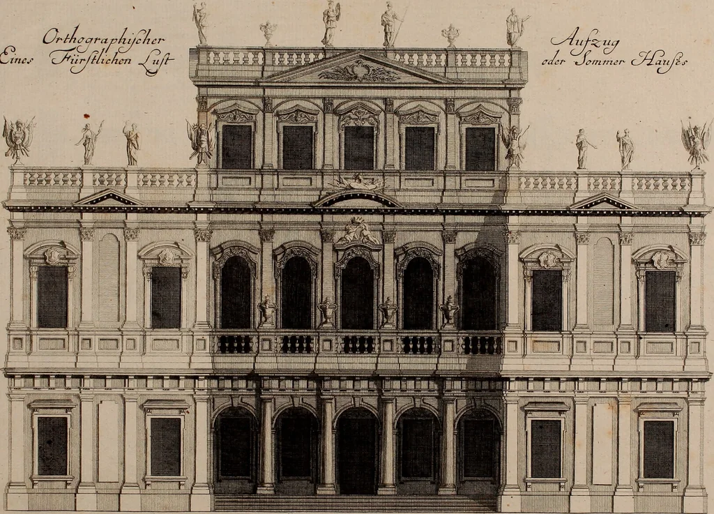 An illustration from [Collection of German architectural engravings], 1722, leaf 28