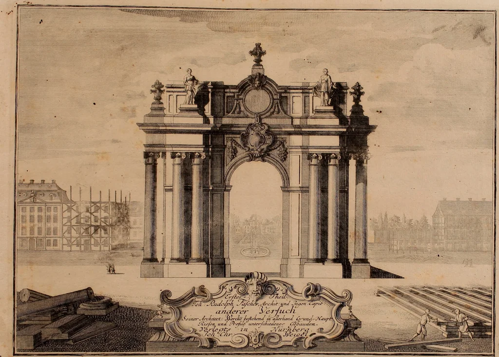 An illustration from [Collection of German architectural engravings], 1722, leaf 32