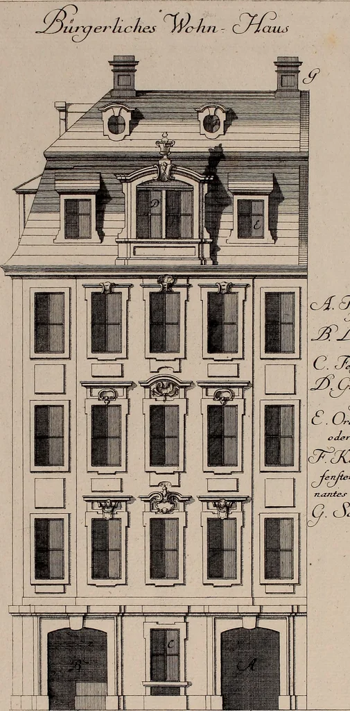 An illustration from [Collection of German architectural engravings], 1722, leaf 38