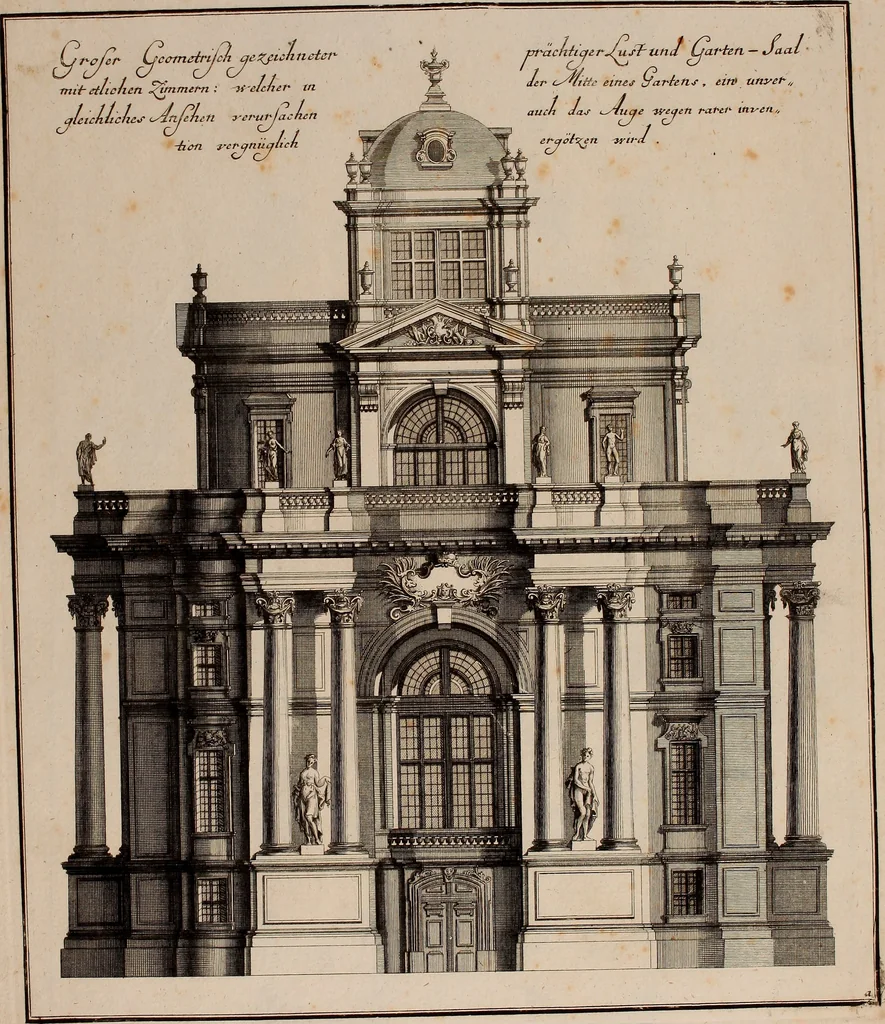 An illustration from [Collection of German architectural engravings], 1722, leaf 4