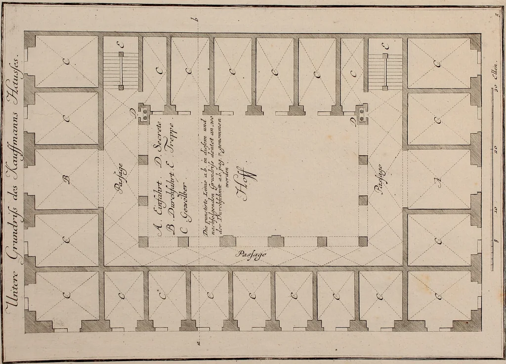 An illustration from [Collection of German architectural engravings], 1722, leaf 46