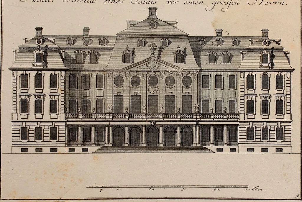 An illustration from [Collection of German architectural engravings], 1722, leaf 68