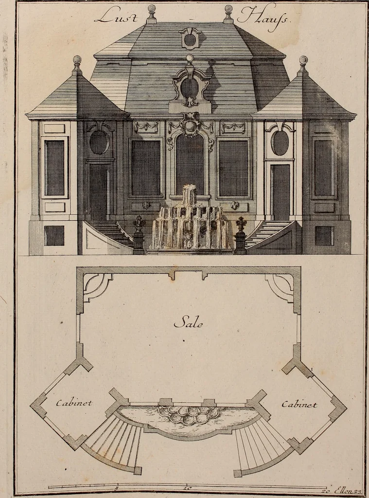 An illustration from [Collection of German architectural engravings], 1722, leaf 82