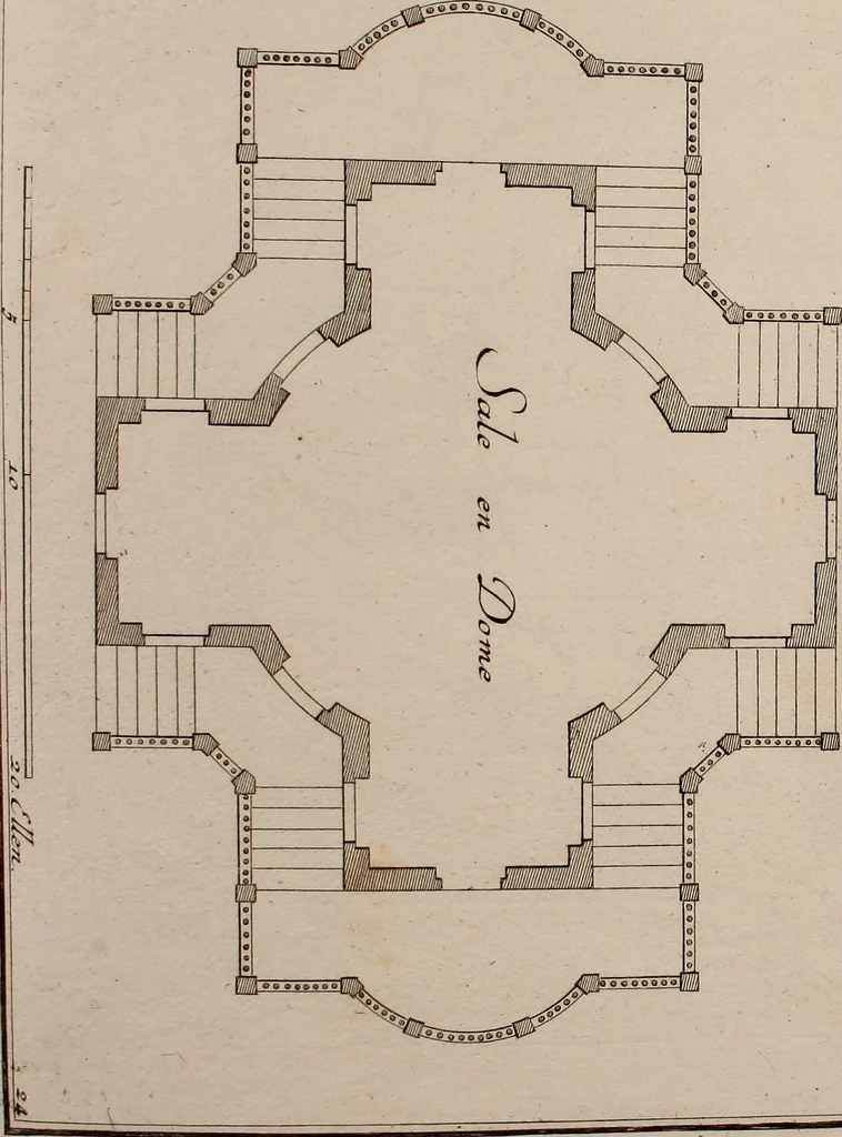 An illustration from [Collection of German architectural engravings], 1722, leaf 84
