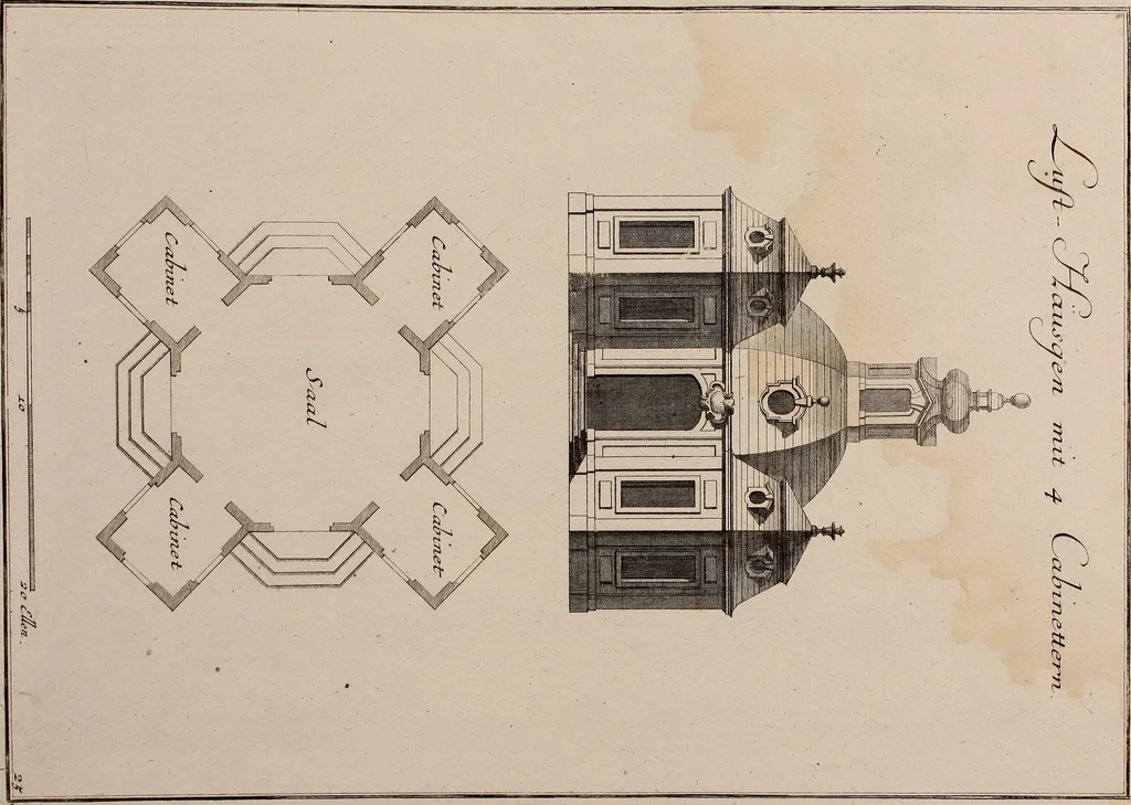 An illustration from [Collection of German architectural engravings], 1722, leaf 86