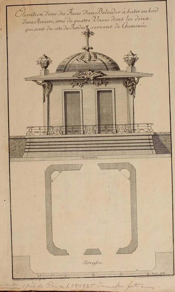 An illustration from [Collection of German architectural engravings], 1722, leaf 88