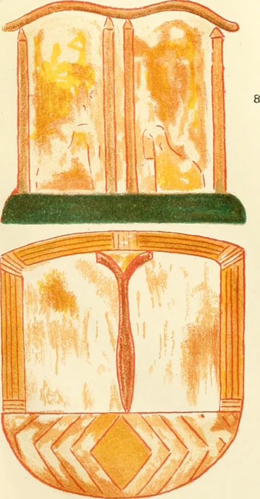 An illustration from A collection of hieroglyphs : a contribution to the history of Egyptian writing, 1898, leaf 94
