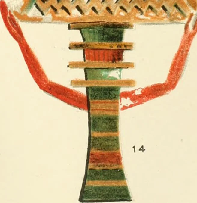 An illustration from A collection of hieroglyphs : a contribution to the history of Egyptian writing, 1898, leaf 94