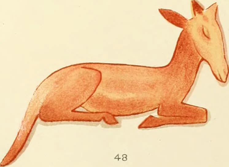 An illustration from A collection of hieroglyphs : a contribution to the history of Egyptian writing, 1898, leaf 98