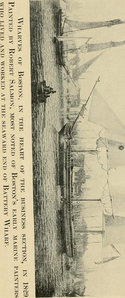 An illustration from A collection of interesting and historic prints : being a brief presentation of some of the originals and reproductions in the possession of the State Street Trust Company, 1909, leaf 34