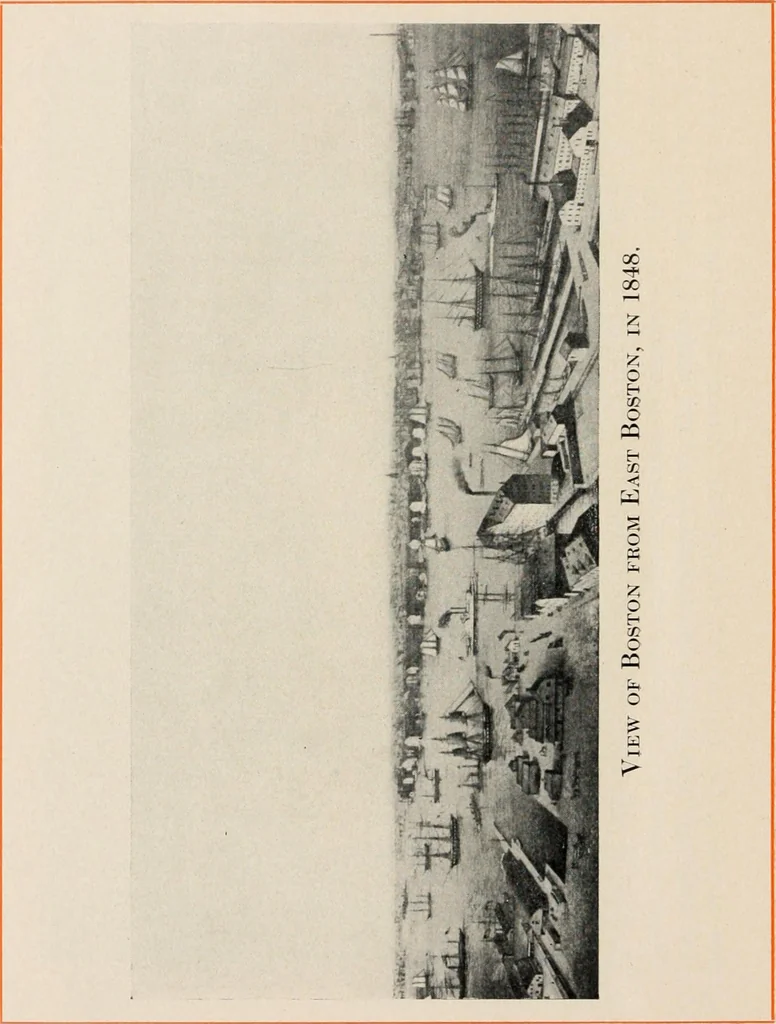 An illustration from A collection of interesting and historic prints : being a brief presentation of some of the originals and reproductions in the possession of the State Street Trust Company, 1909, leaf 37