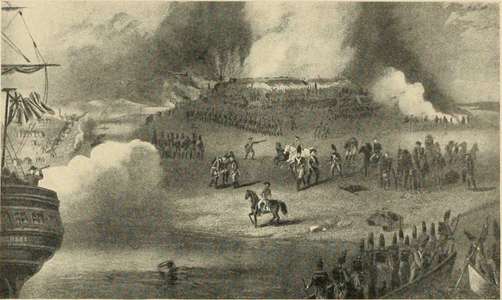 An illustration from A collection of interesting and historic prints : being a brief presentation of some of the originals and reproductions in the possession of the State Street Trust Company, 1909, leaf 38