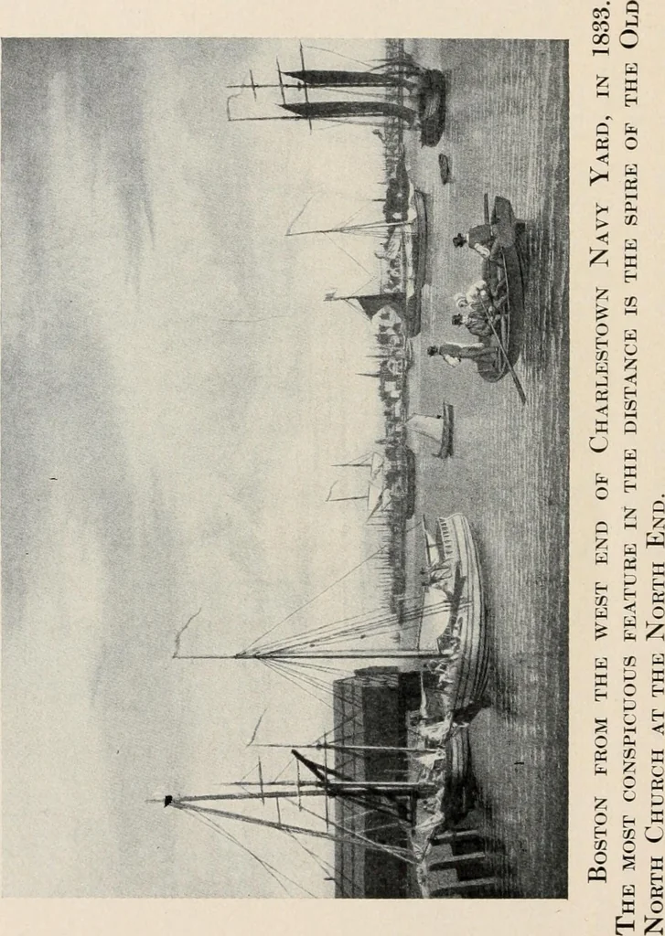 An illustration from A collection of interesting and historic prints : being a brief presentation of some of the originals and reproductions in the possession of the State Street Trust Company, 1909, leaf 39
