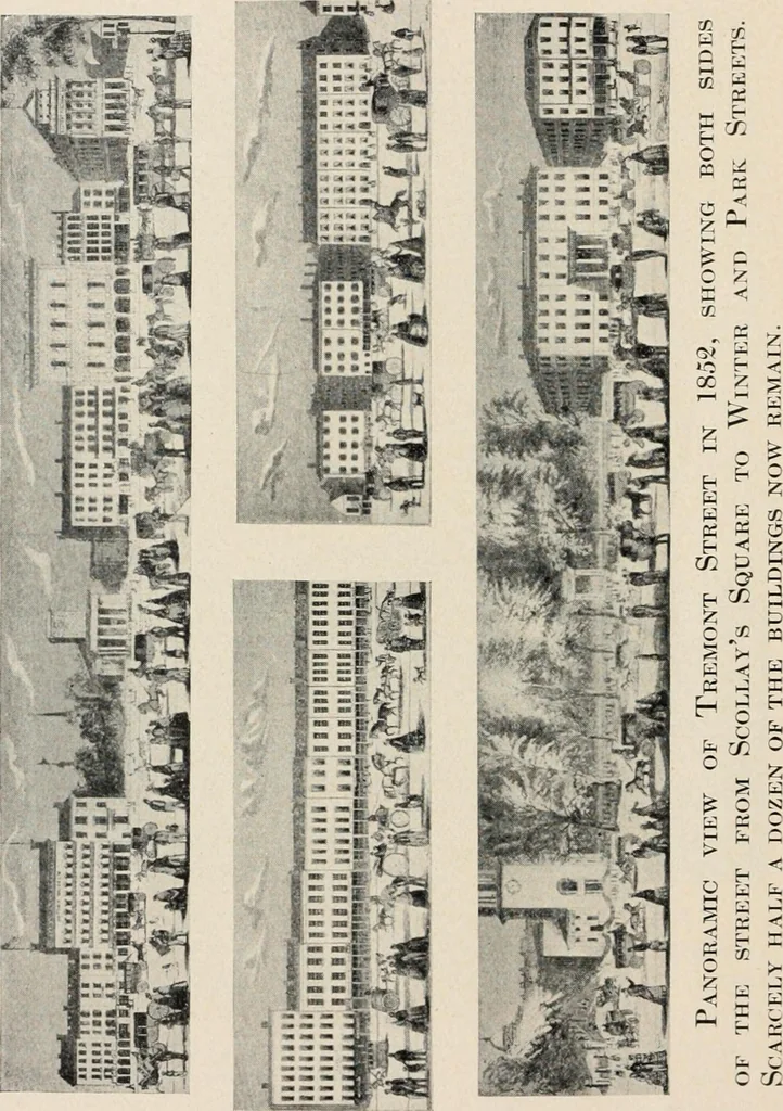 An illustration from A collection of interesting and historic prints : being a brief presentation of some of the originals and reproductions in the possession of the State Street Trust Company, 1909, leaf 43