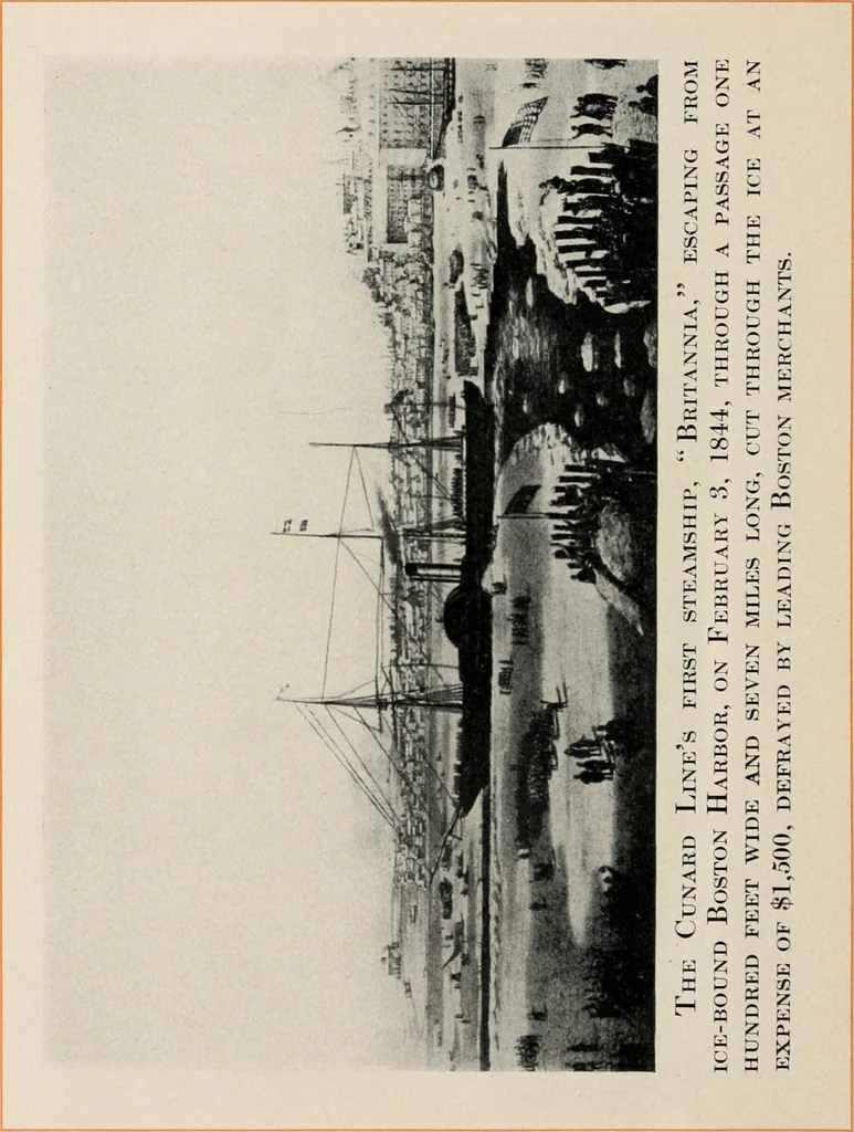 An illustration from A collection of interesting and historic prints : being a brief presentation of some of the originals and reproductions in the possession of the State Street Trust Company, 1909, leaf 49