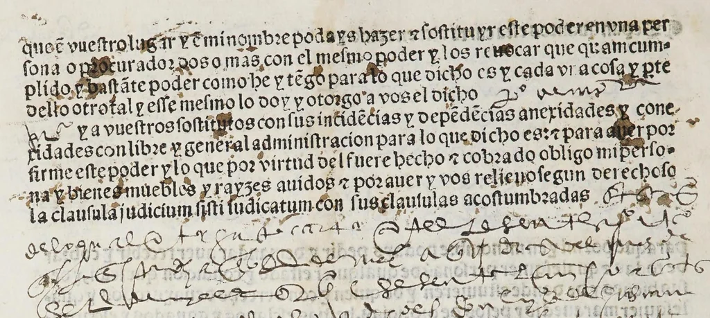 An illustration from [Collection of Mexican legal forms], leaf 18