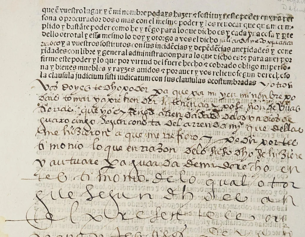An illustration from [Collection of Mexican legal forms], leaf 88
