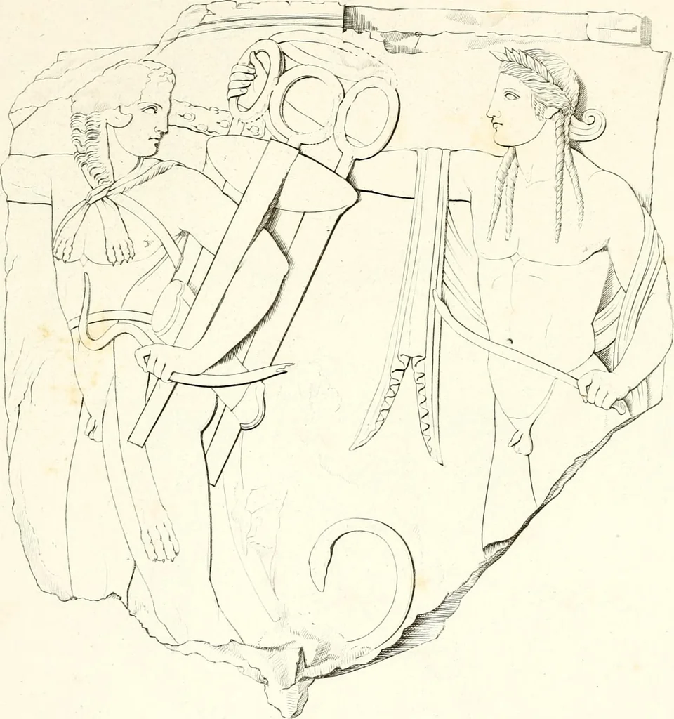 An illustration from Collection of the most remarkable monuments of the National Museum;, 1873, leaf 104