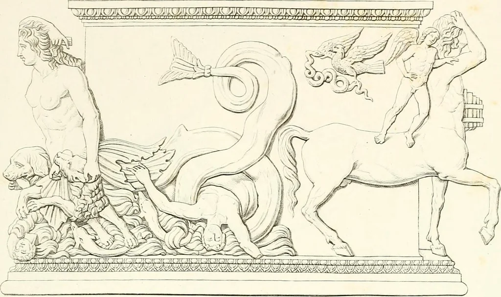 An illustration from Collection of the most remarkable monuments of the National Museum;, 1873, leaf 90