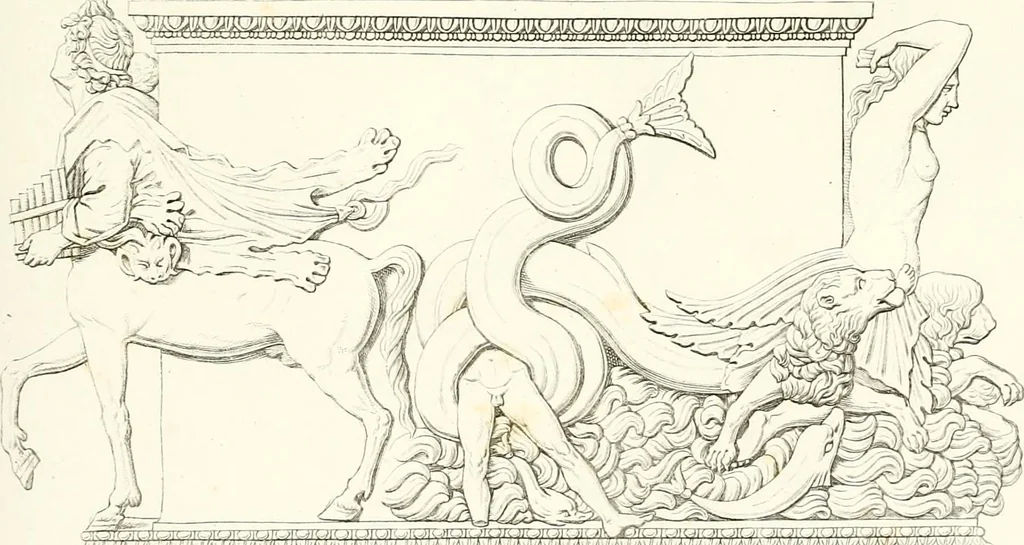 An illustration from Collection of the most remarkable monuments of the National Museum;, 1873, leaf 90